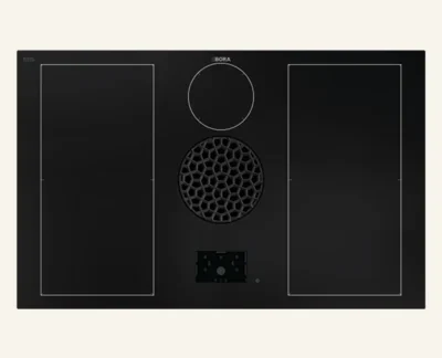 Vue BORA X Pure Max avec quatre zones latérales et une cinquième zone à l’arrière