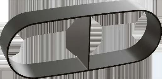 BORA Ecotube Gaine plate 47 mm — EF47/1