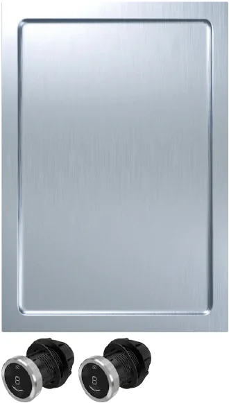 BORA Pro teppanyaki en acier inoxydable avec 2 zones de cuisson — PKT3