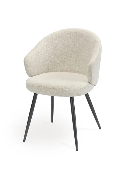 Chaise COZY KUIZI, Blanc d'argent, référence 020066