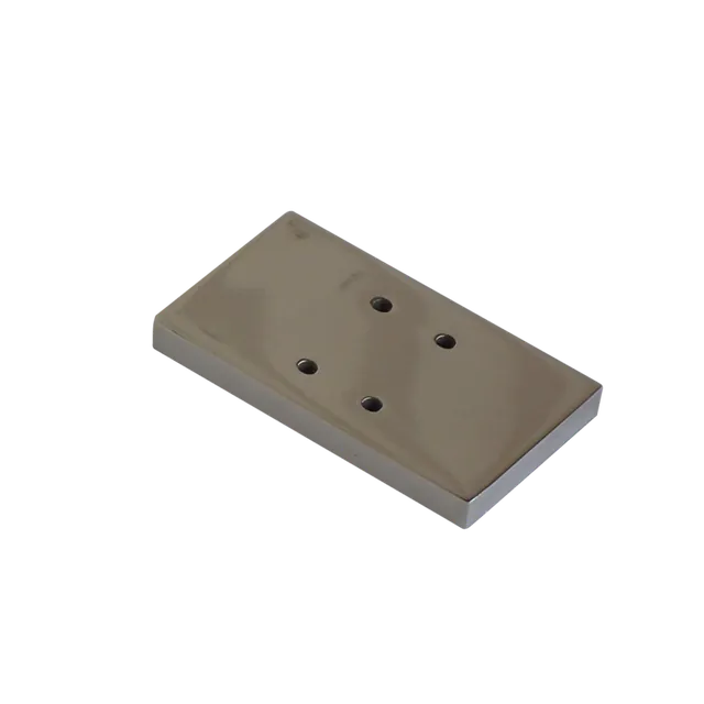 Platine de fixation verre QUADRATO MSA, référence D2472