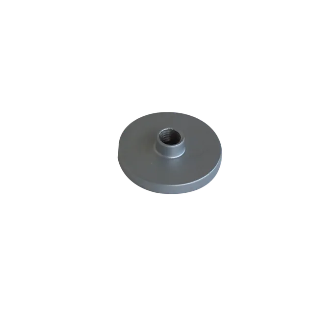 Platine de fixation verre - Pour support rond droit MSA, référence D2562