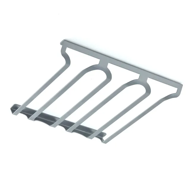 Porte Verre triple SLIDE ALU MSA, référence D2024
