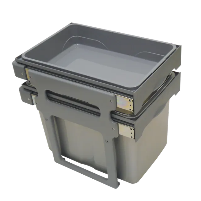 Poubelle monobac 34L et panier de rangement MSA, référence 9094