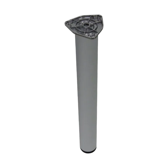 Pieds de table rond diamètre 80 MSA, référence 34R-ALU-GAUFRE