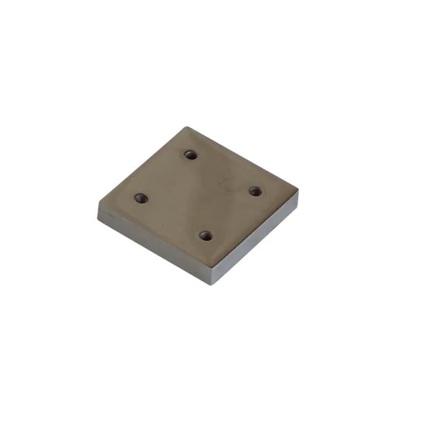 Platine de fixation verre QUADRATO MSA, référence D2462