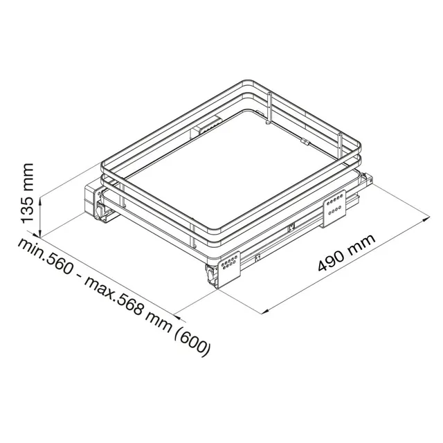 Paniers de rangement MSA, référence 120G600