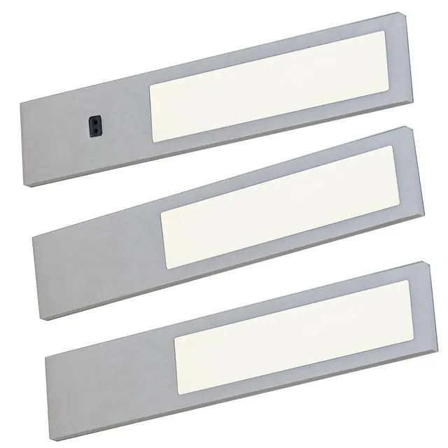 Kit 3 Profils Alu LED 3,8 W Extra-plat MSA, référence KL9380
