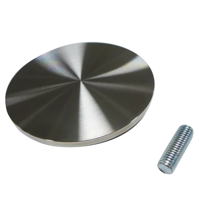 Platine pour plateau verre- (Pied central en acier) MSA, référence D56-V