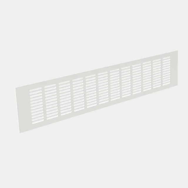 Grilles de plinthe en aluminium - Grille standard 500 x 100 mm MSA, référence E8101