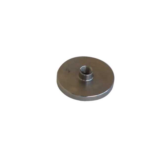 Platine de fixation verre - Pour support rond droit MSA, référence D2561