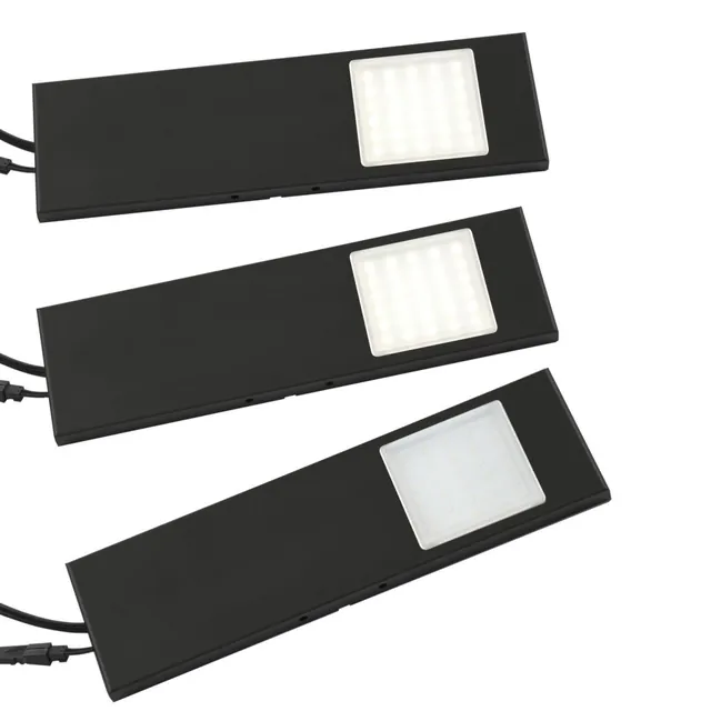 Kit 3 Profils Spots LED-extra-plat 2,6 W MSA, référence KL9330N