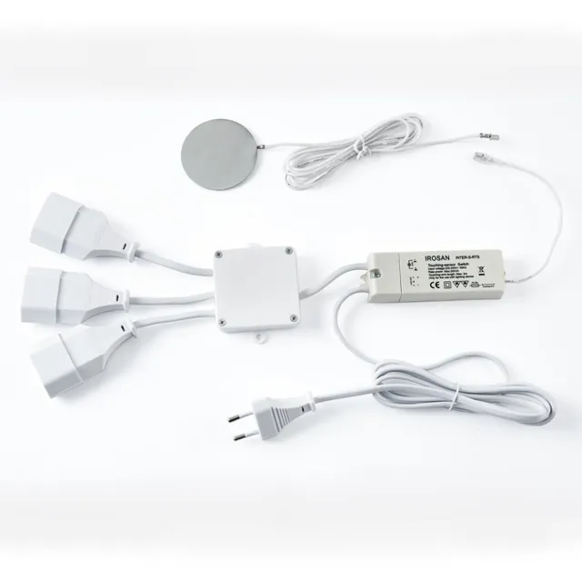 Interrupteur tactile avec disque inox MSA, référence A4019