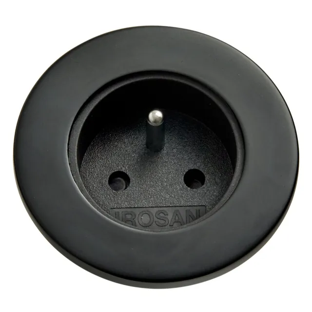 Prise simple ronde MSA, référence 026N-N