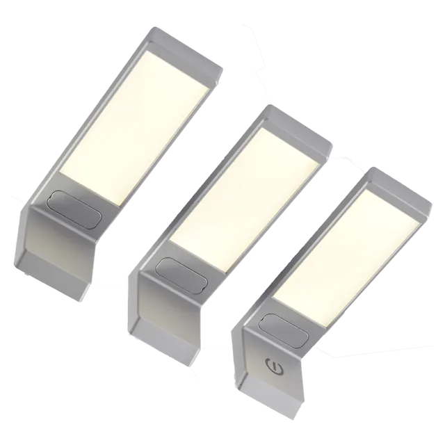 Kit 3 spot LED d'angle en ABS alu - 3 x 3 W MSA, référence KL3435