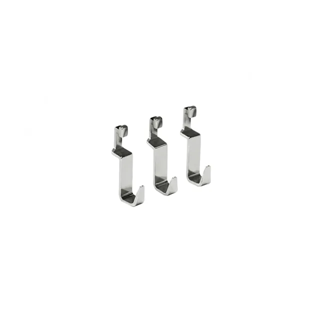 Lot de 3 crochet pour kit étagère de crédence MSA, référence T3200