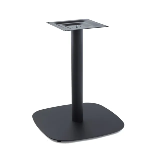 Pied central rond en acier pour plateau bois MSA, référence D58N