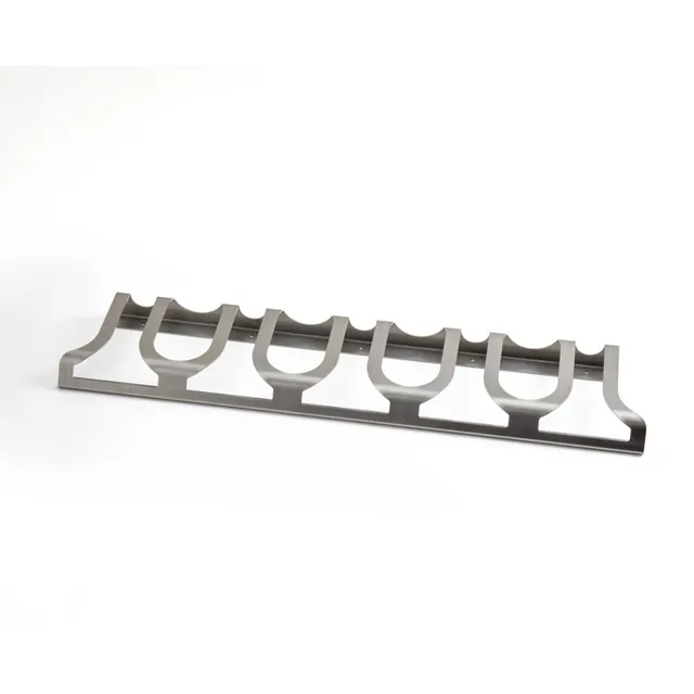 Porte-verres SLIDE- 5 gros verres- Inox AISI 304 MSA, référence D2032