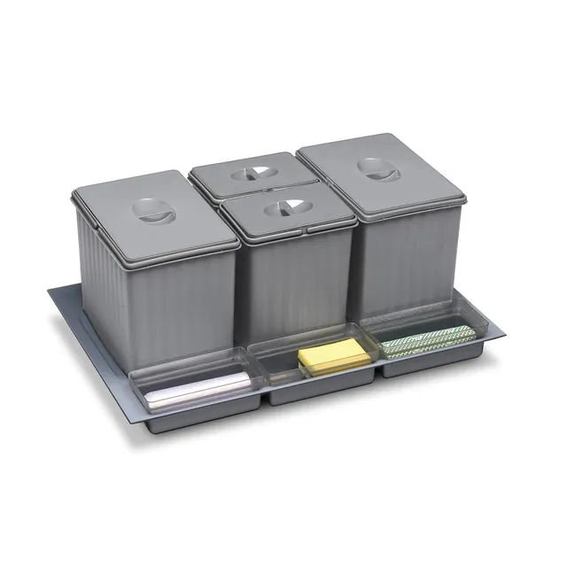 Tri sélectif - Kit collecteurs pour tiroir sous évier MSA, référence 4902