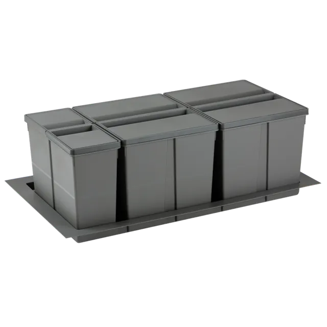 Tri sélectif - Kit collecteurs pour tiroir sous évier MSA, référence 4949
