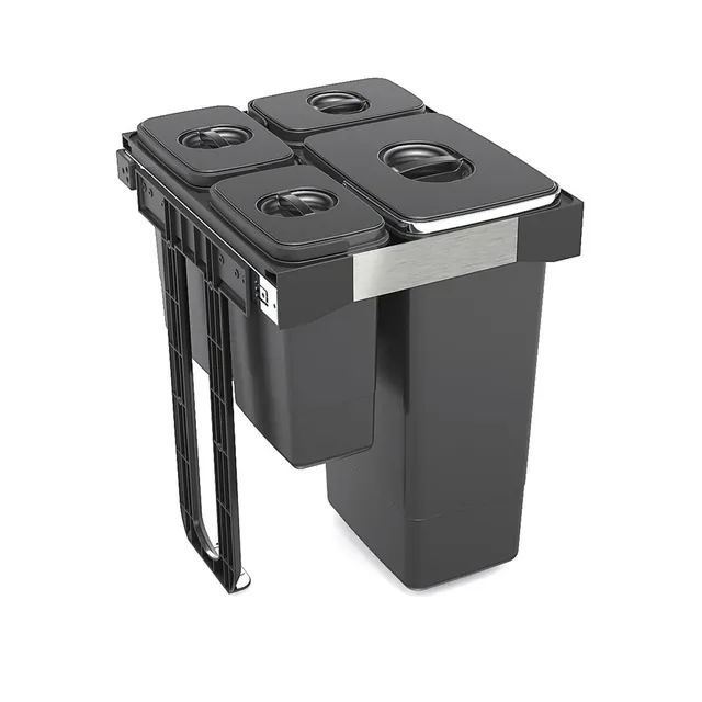 Tri sélectif - Poubelle collecteurs pour meuble de 450mm MSA, référence 9072