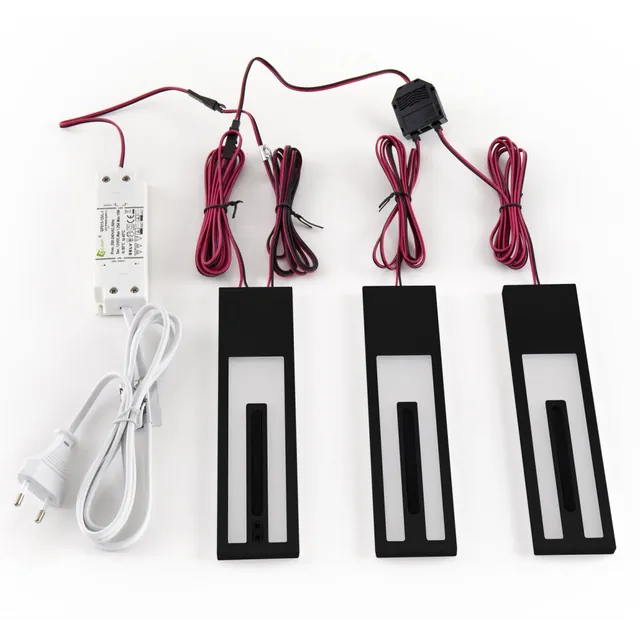 Kit 3 profils LED extra-plat MSA, référence KL9391N