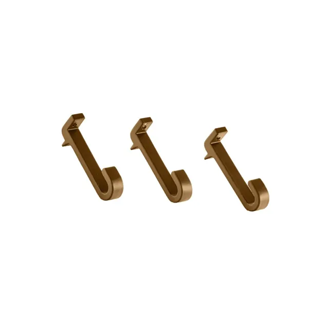 Accessoires pour barres de crédence T1501 - Lot de 3 crochets MSA, référence T3501