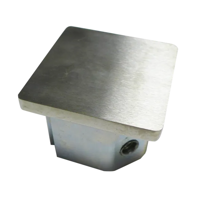 Pieds de table carré en acier - Pour pieds 60 x 60 mm MSA, référence D8006
