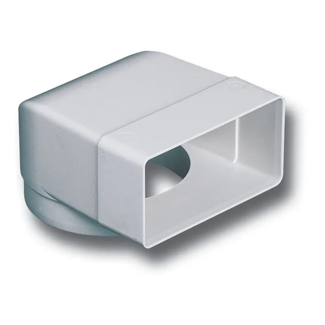 Raccord coude avec rallonge — rectangulaire MSA, référence 040-WH