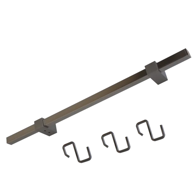 Kit barre de crédence carrées 15 x 15 mm MSA, référence D1300