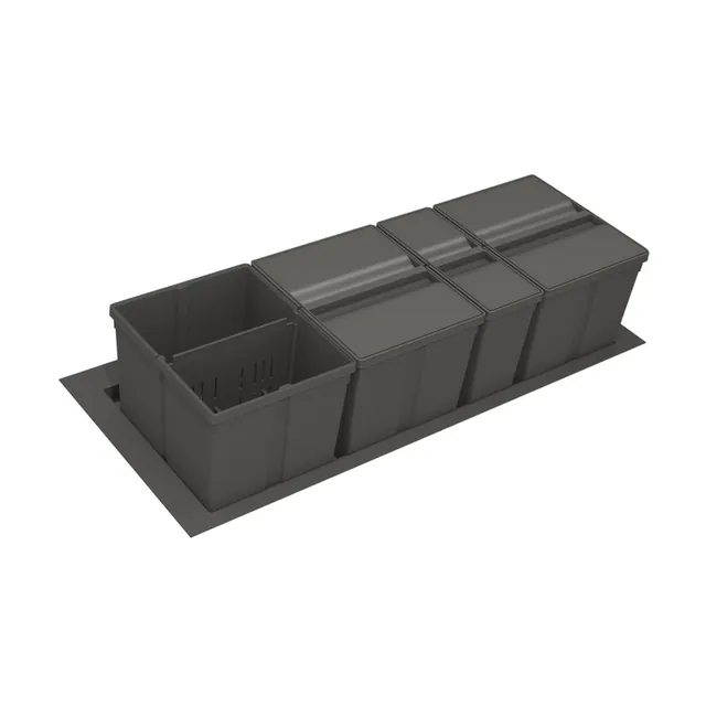 Tri sélectif - Kit collecteurs pour tiroir sous évier MSA, référence 4989
