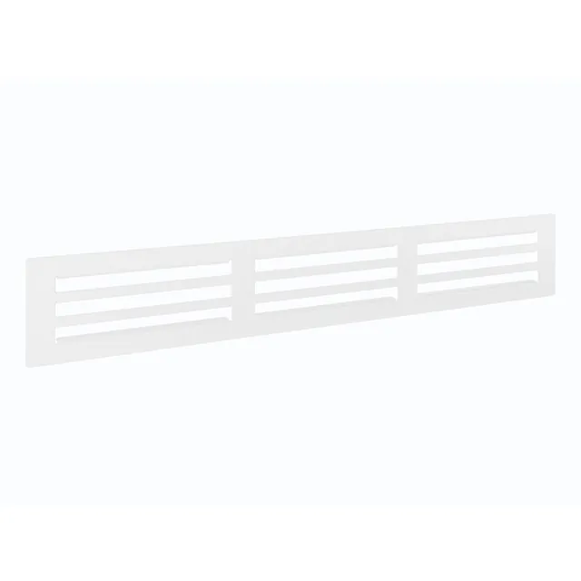 Grille de plinthe en acier- Grille standard 500 x 80 mm MSA, référence E8201