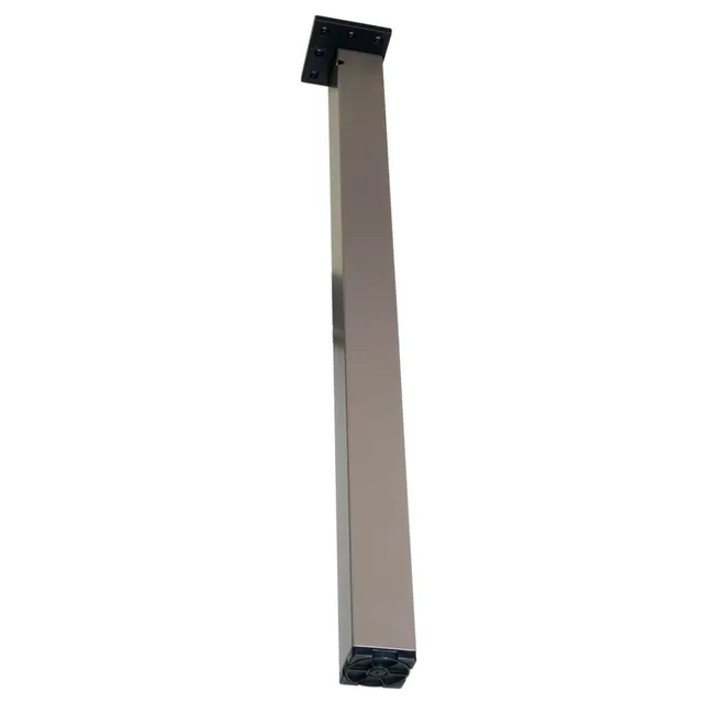 Pieds de snack carré en acier MSA, référence 56R-TAUPE