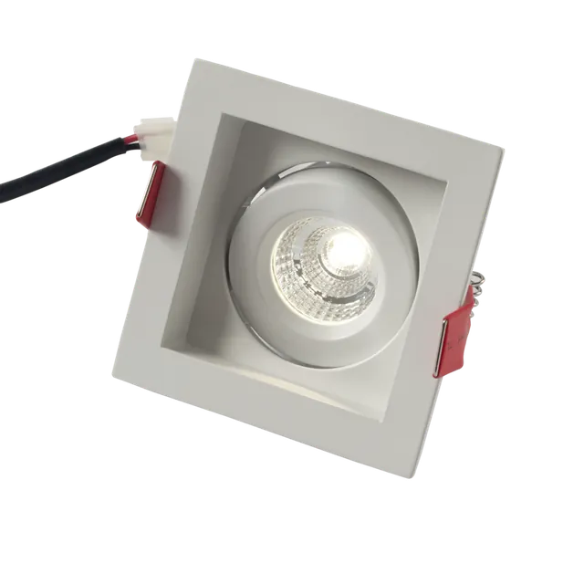 Spot carré LED inclinable MSA, référence LC18W