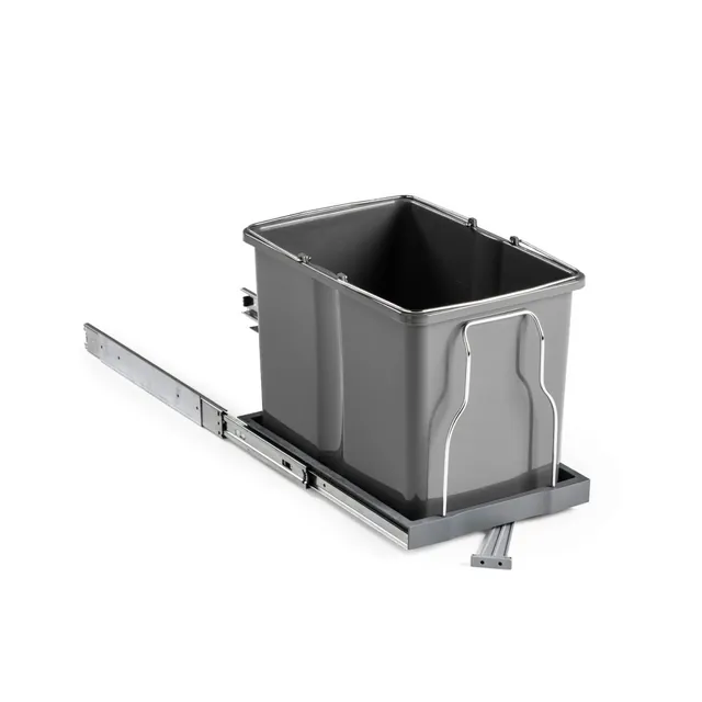 Poubelle pour meuble de 450mm avec porte à charnières MSA, référence 9034