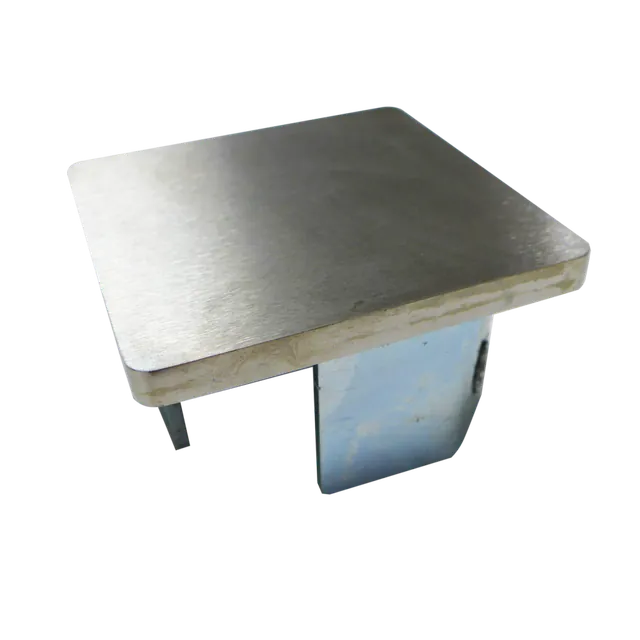 Pieds de table carré en acier - Pour pieds 80 x 80 mm MSA, référence D8007