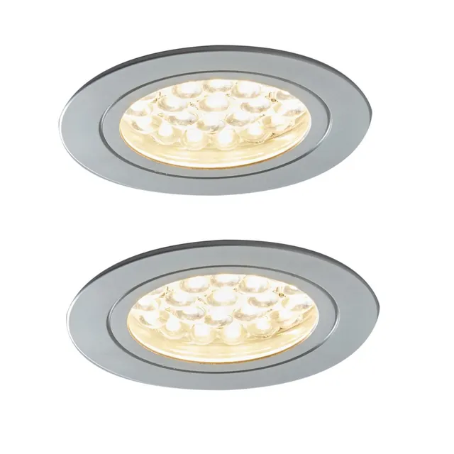 Kit 2 spots Led 2,4W Extra-plat MSA, référence KLR224W