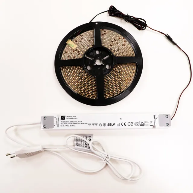 Kit barrette LED flex 5m-3000K- 9,6W/m MSA, référence LF64W