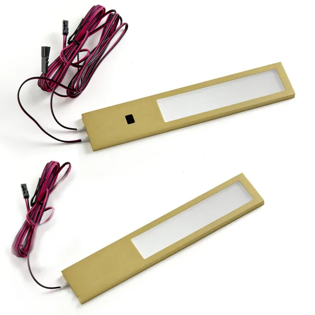 Kit 2 Profils aluminium LED 3,8W Extra-plat MSA, référence KL9280OR