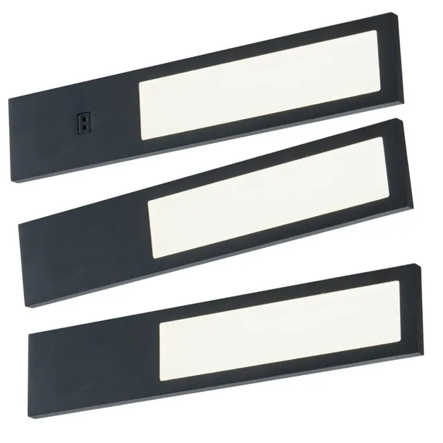 Kit 3 Profils LED 3,8 W Extra-plat MSA, référence KL9380N