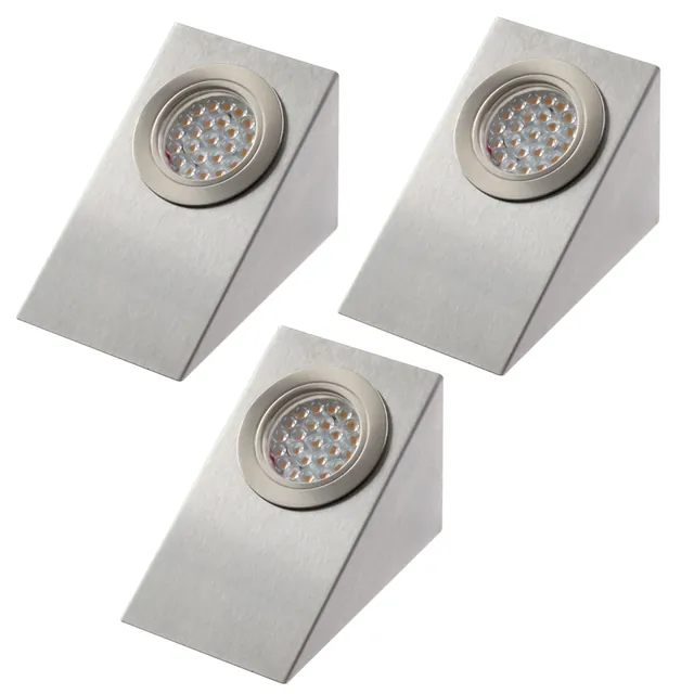 Kit 3 spots LED inclinés MSA, référence KL3008I