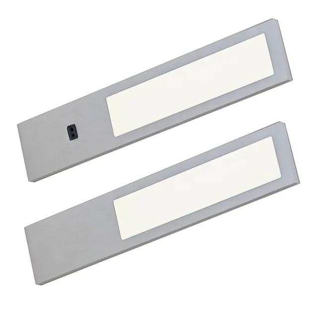 Kit 2 Profils aluminium LED 3,8W Extra-plat MSA, référence KL9280