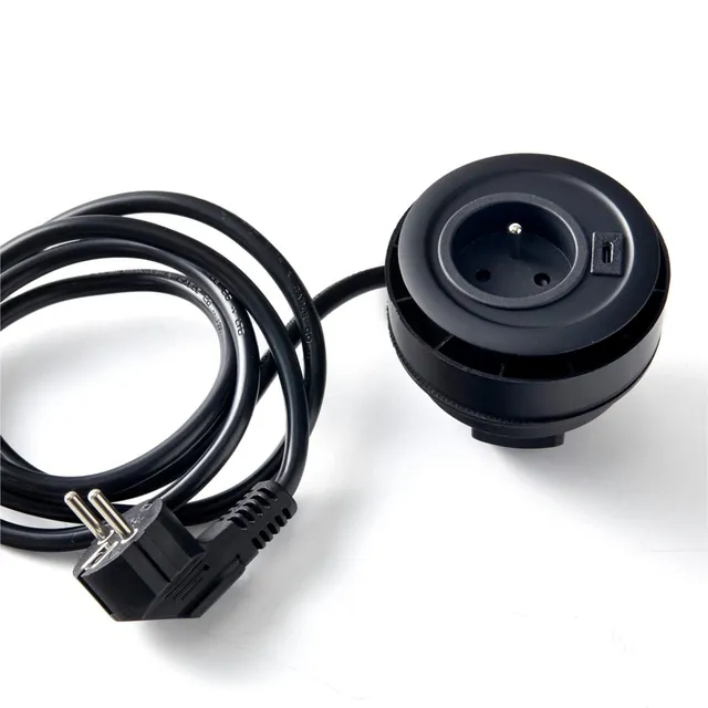 Bloc prise DOT + USB-C, affleurant, sans clapet MSA, référence 014N-UC
