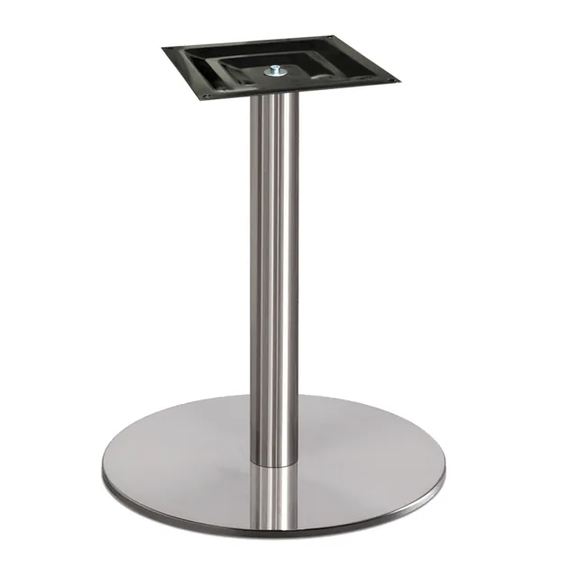 Pied central en inox AISI 304 MSA, référence D56-IB