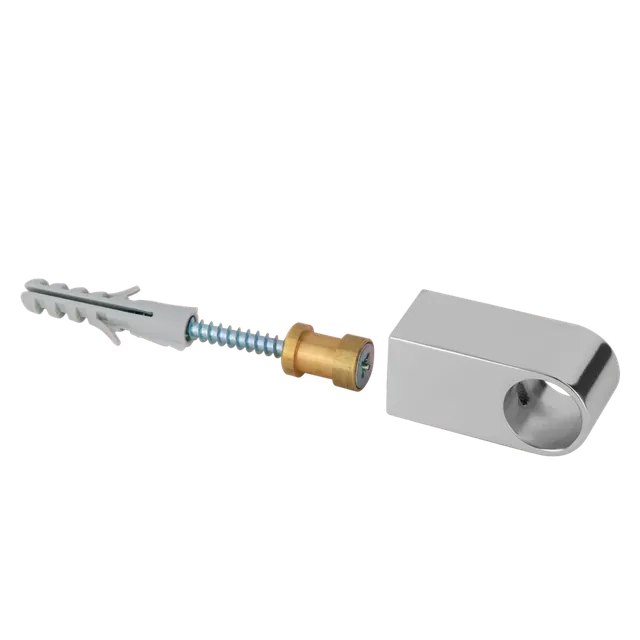Accessoires pour crédence de D. 16 mm - Support de barre design MSA, référence D20