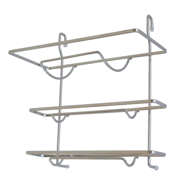 Accessoires pour barres de crédence carrées - Porte rouleaux triple MSA, référence M3525