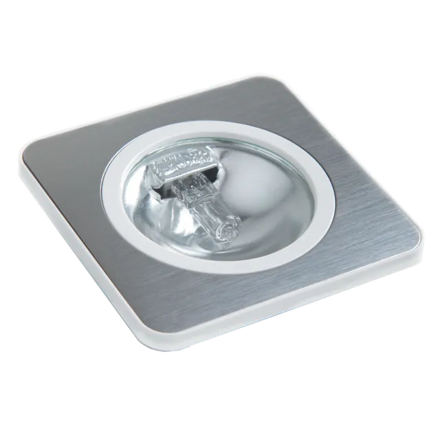 Spots led à encastrer carrés spécial plan de travail - Avec connexion MSA, référence HBC-43-BI