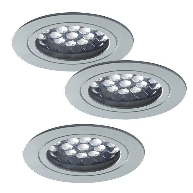 Kit de 3 spots LED Extra-plat MSA, référence KLR325W