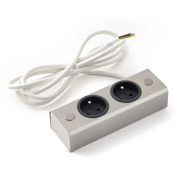 Bloc 2 prises - 16A- 240V MSA, référence 036IB
