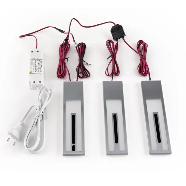 Kit de 3 profils ONE LED extra-plat MSA, référence KL9390